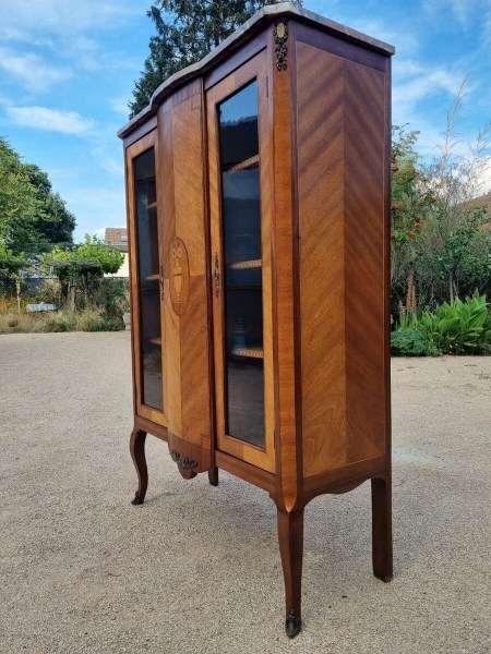 kleine-Franse-boekenkast-vitrinekast-Louis-XV-NapoleonIII-small-bookcase-display-cabinet-rosewood-marqueterie-antiek-00001 (3)